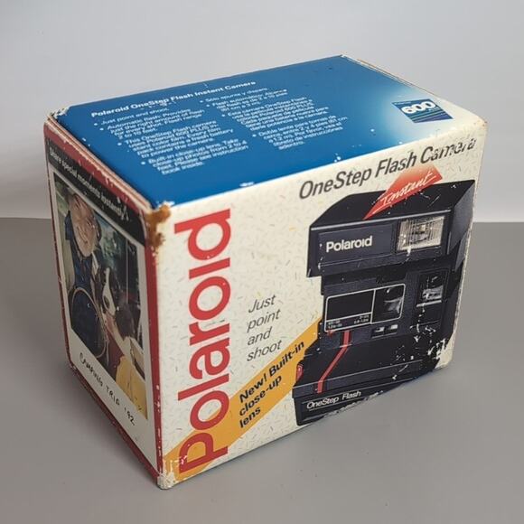 Vintage Polaroid One Step 600 Instant Film Camera With Box - Picture 8 of 9